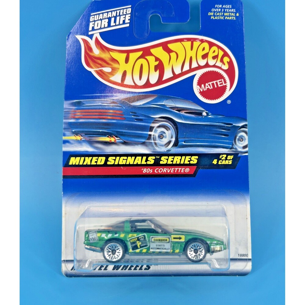 Hot Wheels Mixed Signals Series '80s Corvette #2/4, card #734